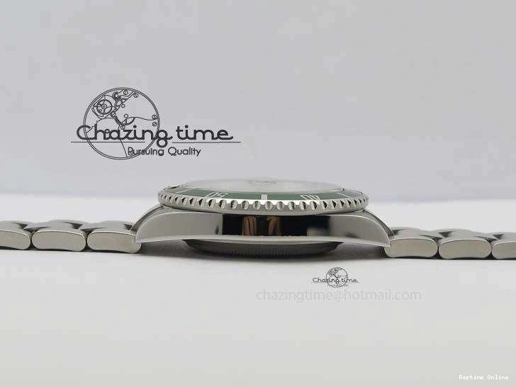 0204 SoftTouch Submariner 16610LV SS Green Metal Bezel JF 1:1 Best Edition Black Dial On SS Bracelet SH 3755